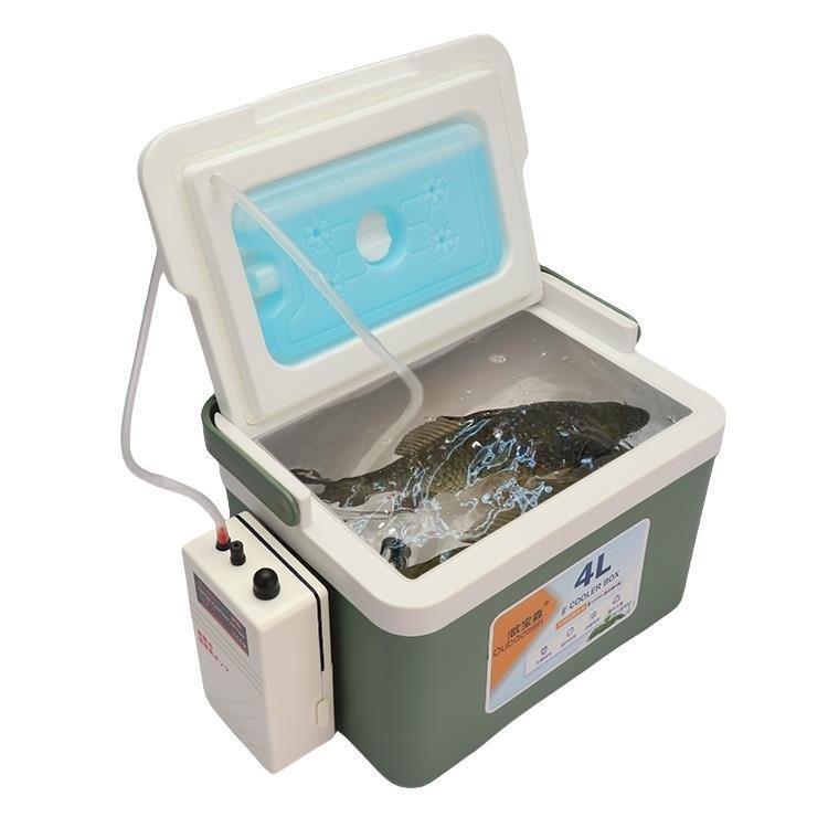 2024 New-style super-light fishing tanks light-feed, small-scale Ruya Creek-run fishing portable barrel fishing tanks